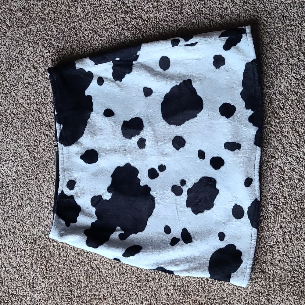 Dollhouse Cow Print Mini Skirt